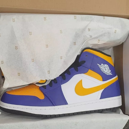 Jordan 1 Mid Lakers (2022)